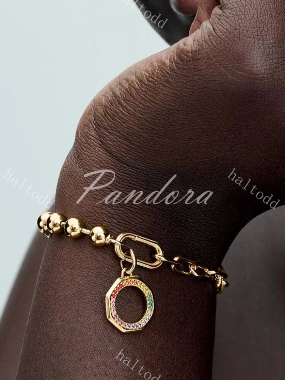 Pandora Pandora ME Rainbow Medallion Charm